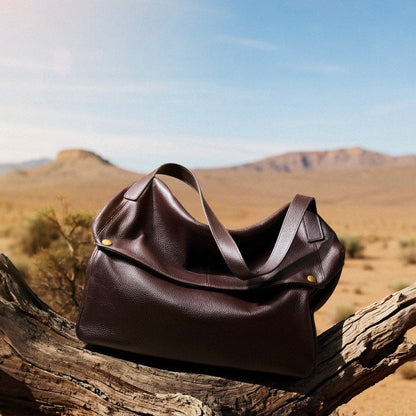 Elara — Women's Genuine Leather Tote Bag with Spacious Design