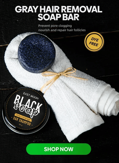 Liora Soap — Natural Gray Hair Renewal Bar with Nourishing Care
