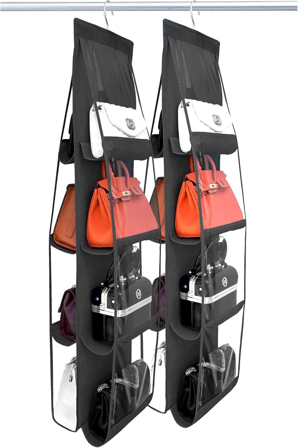 ClearStash™ Purse Organizers — Transform Clutter Into a Gallery of Gorgeous Bags You Can See and Grab Instantly