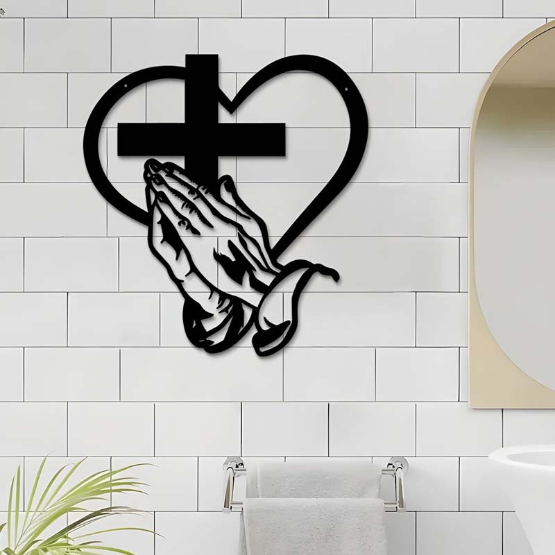 Heart & Cross Veggkunst™ — Tenn ustoppelig tro og forvandle rommet ditt til et fristed