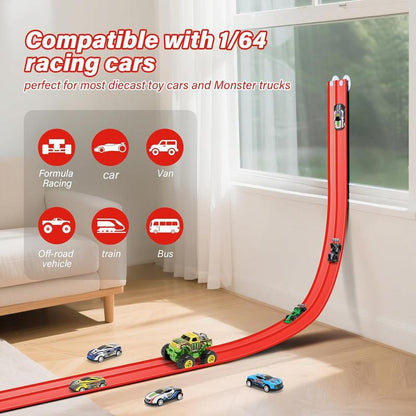 RaceVibe — Circuit de Course Flexible pour Enfants avec Voitures en Alliage
