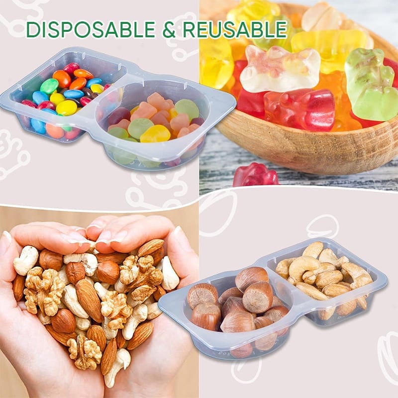 Snack Containers with Lids 12$ TODAY ONLY