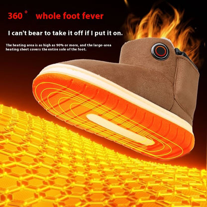 USB Heated Cotton Shoes™ — Pășește în căldură confortabilă toată ziua și prindere sigură