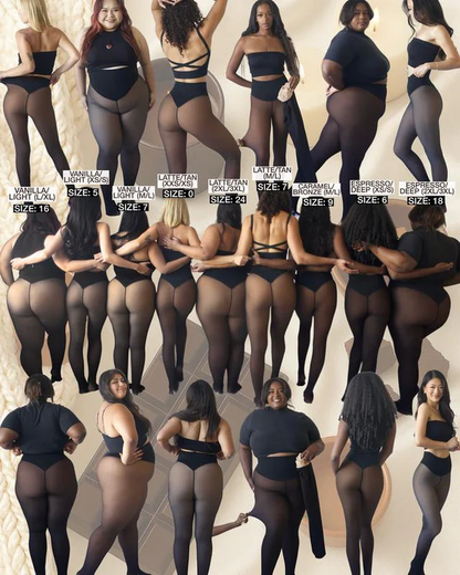 SnatchSkin™ Fleece Tights — Look Sheer, Feel Warm, Stay Snatched