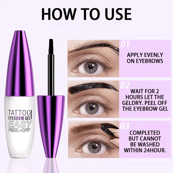 Semi-permanent Tattoo Gel™ — Wake Up to Bold, Smudge-Proof Brows That Own Every Moment