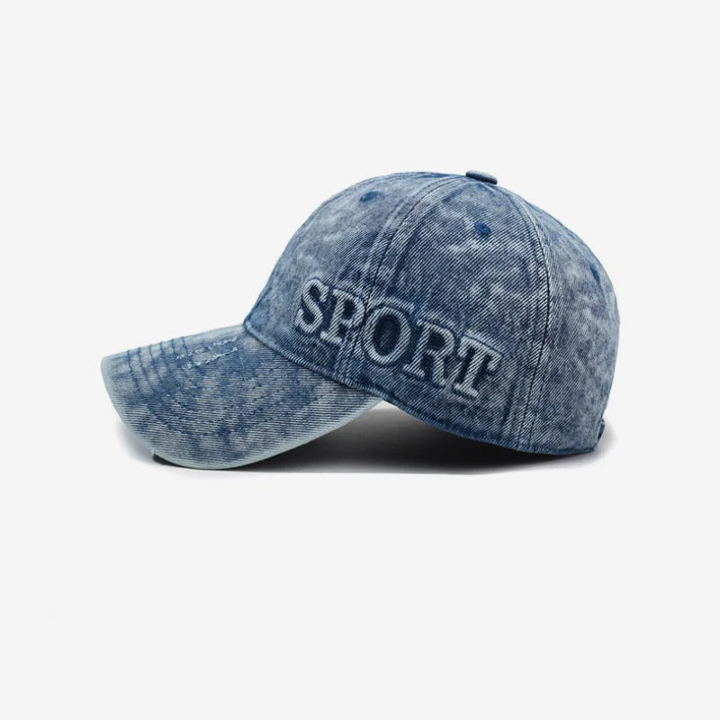 Rylan Cap — vintage-tyylinen farkkulippis säädettävällä istuvuudella