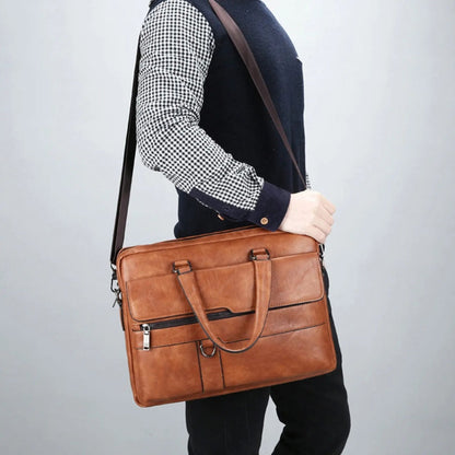 Fiorenzo Leather Briefcase