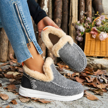 Velloro Bloom — Women’s Weatherproof Fleece-Lined Boots for Winter