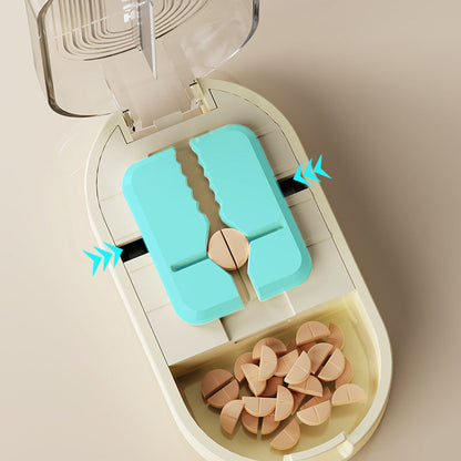 Virosa Pill Cutter — Compact Precise Tablet Splitter with Storage Compartment