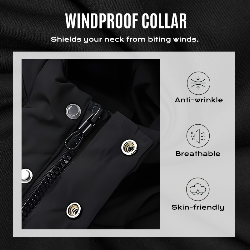 BlazeShield™ Mid-Length Hooded Puffer — Conquer Winter with Unstoppable Warmth and Bold Confidence