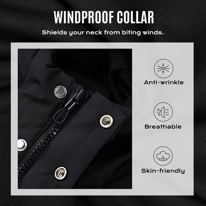 BlazeShield™ Mid-Length Hooded Puffer — Conquer Winter with Unstoppable Warmth and Bold Confidence