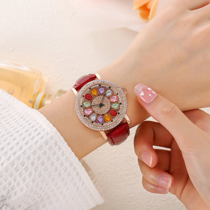 CrystalHalo Watch™ — 眩しい止められない華やかさであらゆる場所を支配する時計