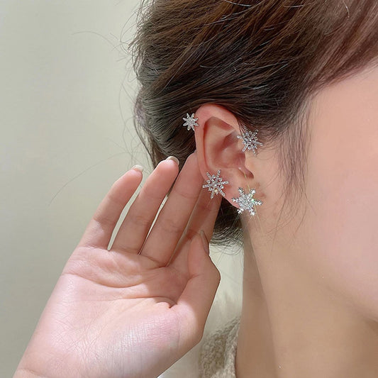 ✨Lumora Diamond And Zirconia Earrings Without Holes