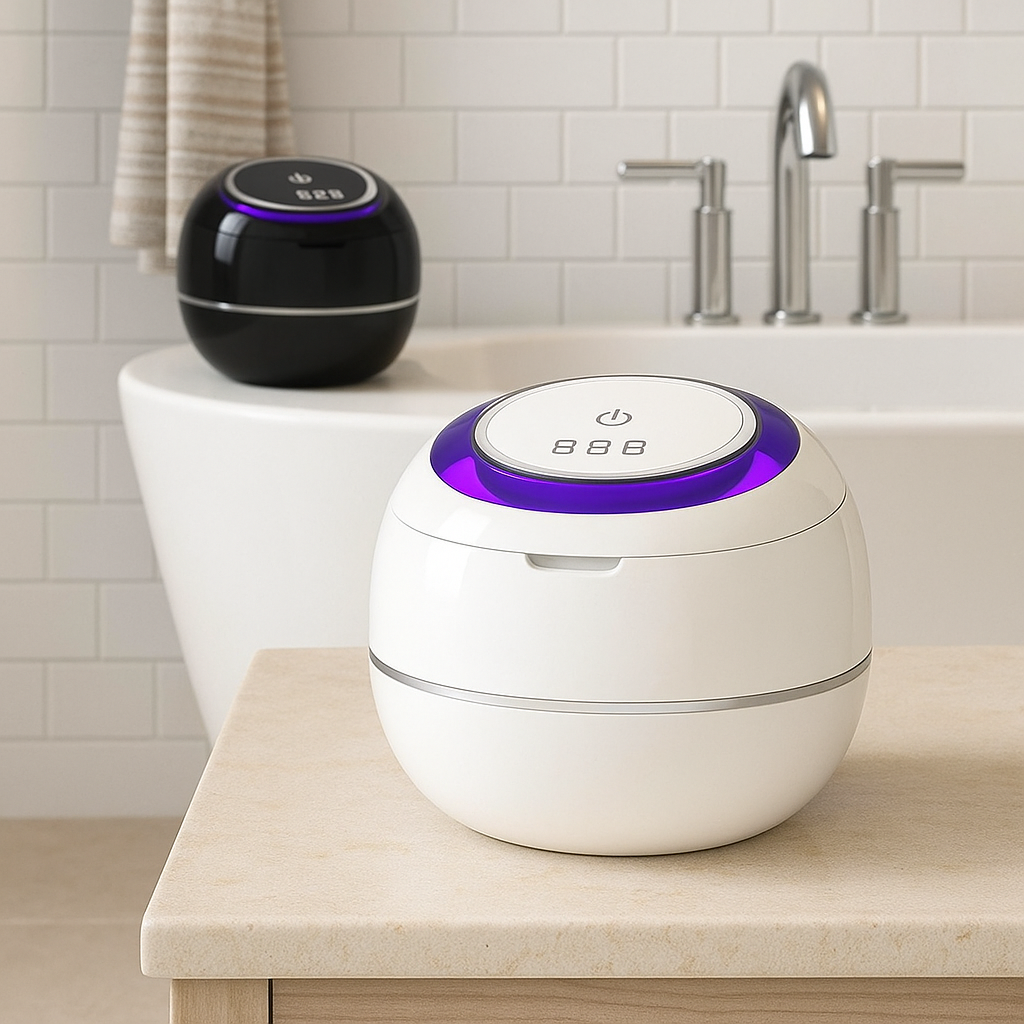 CleanoWave Pod — Ultrasonic Retainer Cleaner with UV-C Light