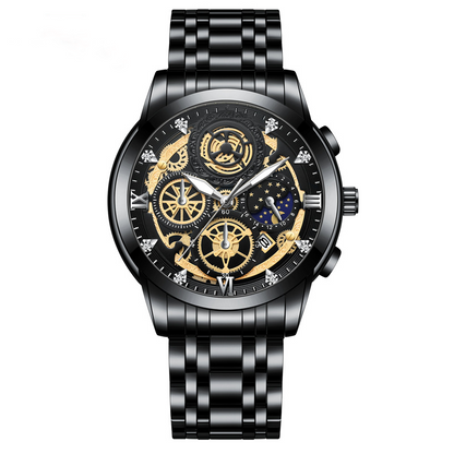 New Sun Moon Star Men's Watch