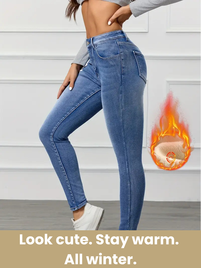 SnugDenim™ — Fleece-Lined Jeans for Warmth & Style