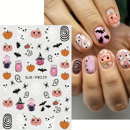 Halloween Nail Art Stickers 7$ TODAY ONLY