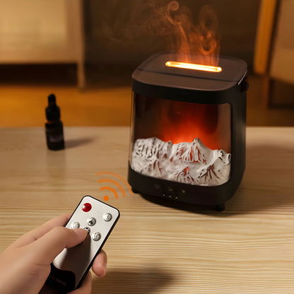 AuroMist™ — Difusor de Luz Aurora 4 em 1 para Calma e Clareza