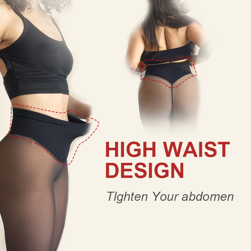 Liora Leggings — Leggings de Compressão com Forro de Lã e Suporte para Barriga