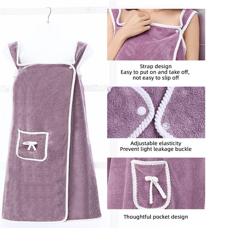 Liora — Plus Size Waterproof Wearable Shower Skirt with Secure Fit