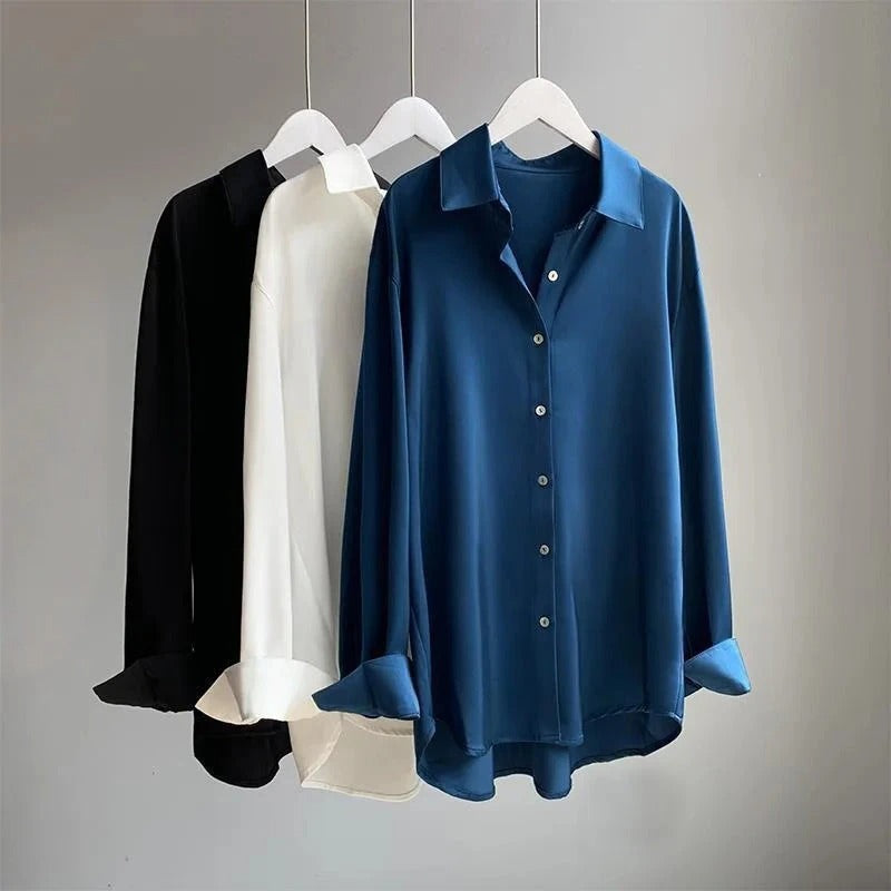 Silk-Infused Blouse™ — Wrap Yourself in Irresistible Softness and Effortless Glamour