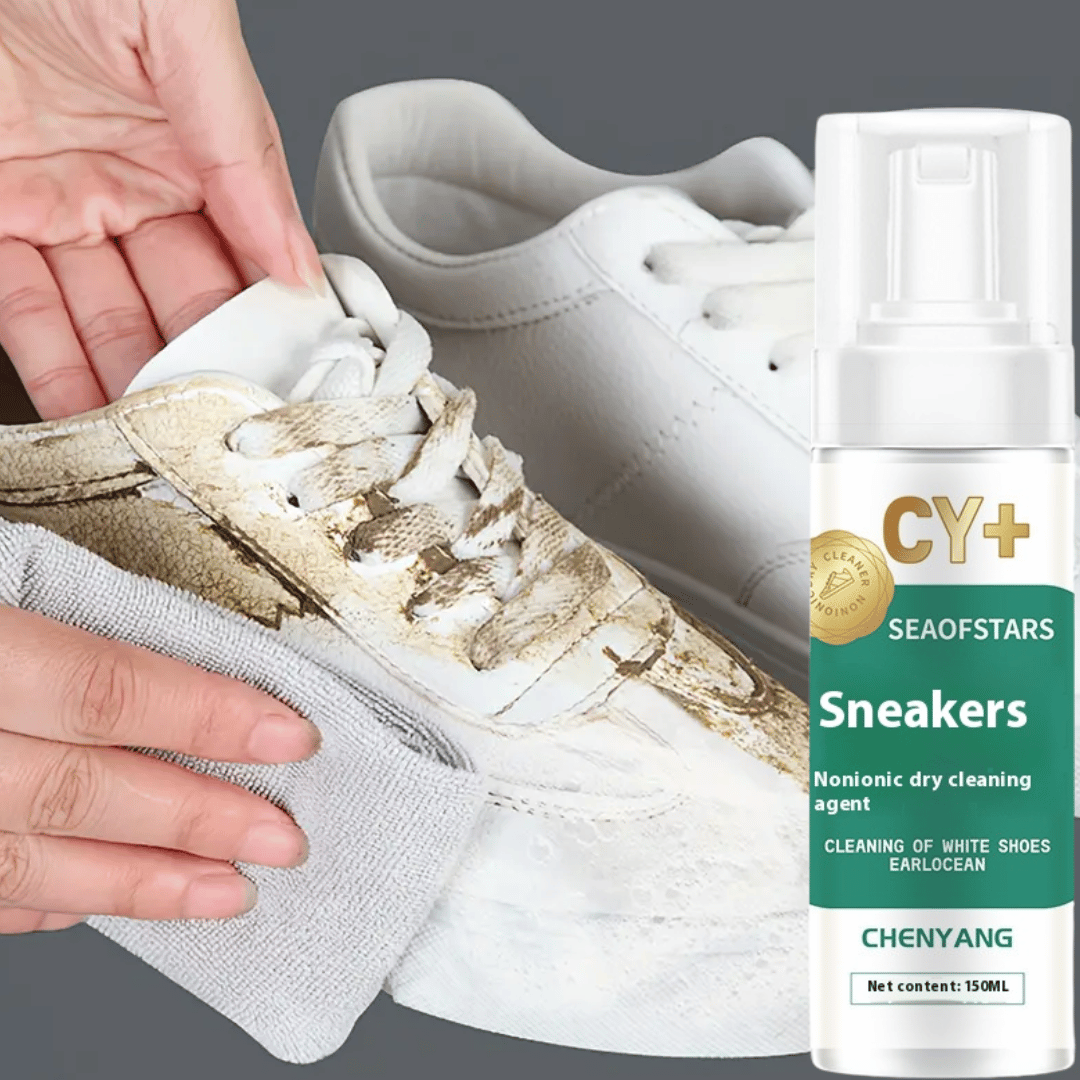 SurgeFoam™ — Instantly Revive Your Sneakers with Blinding Brightness and Zero Effort