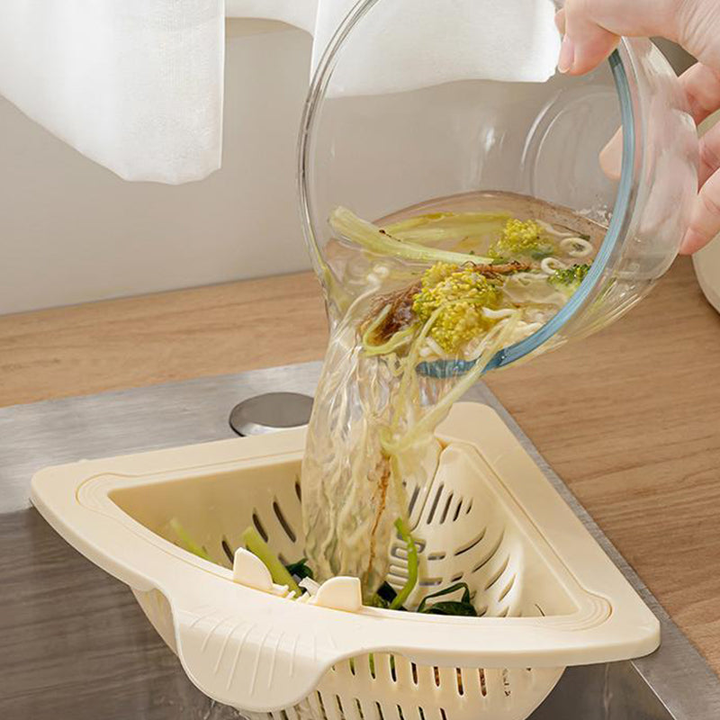 Corner Sink Strainer™ — Recâștigă-ți Bucătăria cu Curățare Instantanee, Fără Mizerie