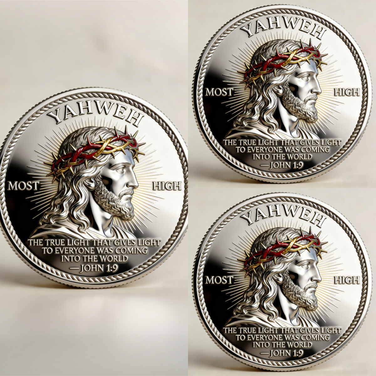 Sacred Light Coin™ — Acenda Sua Fé e Carregue Força Divina Onde Quer Que Vá