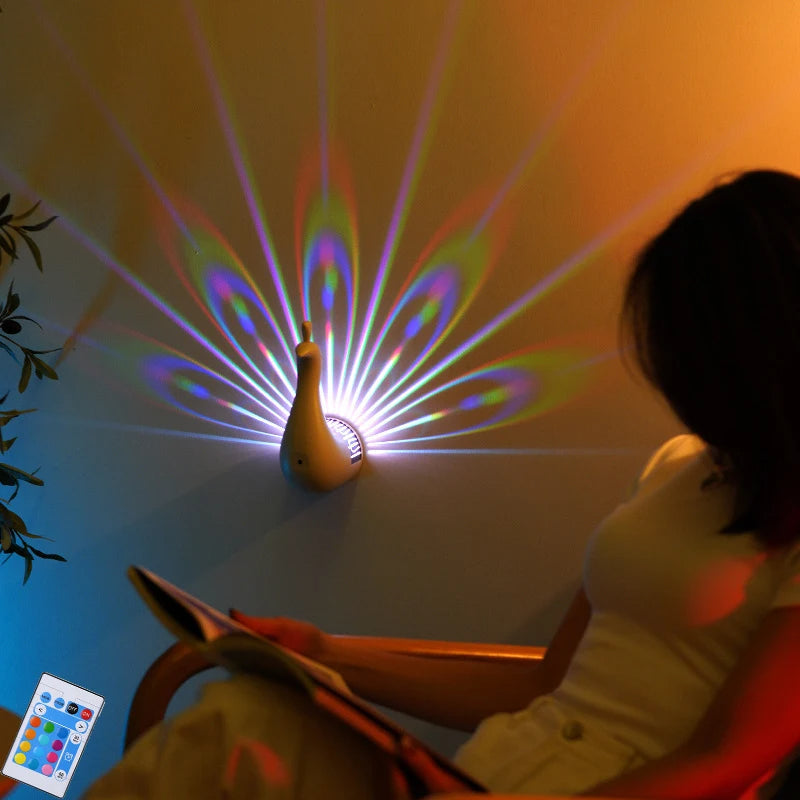 Peacock Lamp