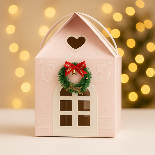 Hollyden Cottage — Festive Holiday Gift Box with Wreath Detail