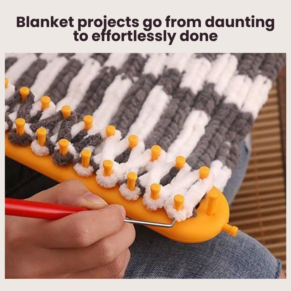 WrapAura™ — Turn Yarn Into Stunning Knits Instantly Without Needles or Hassle