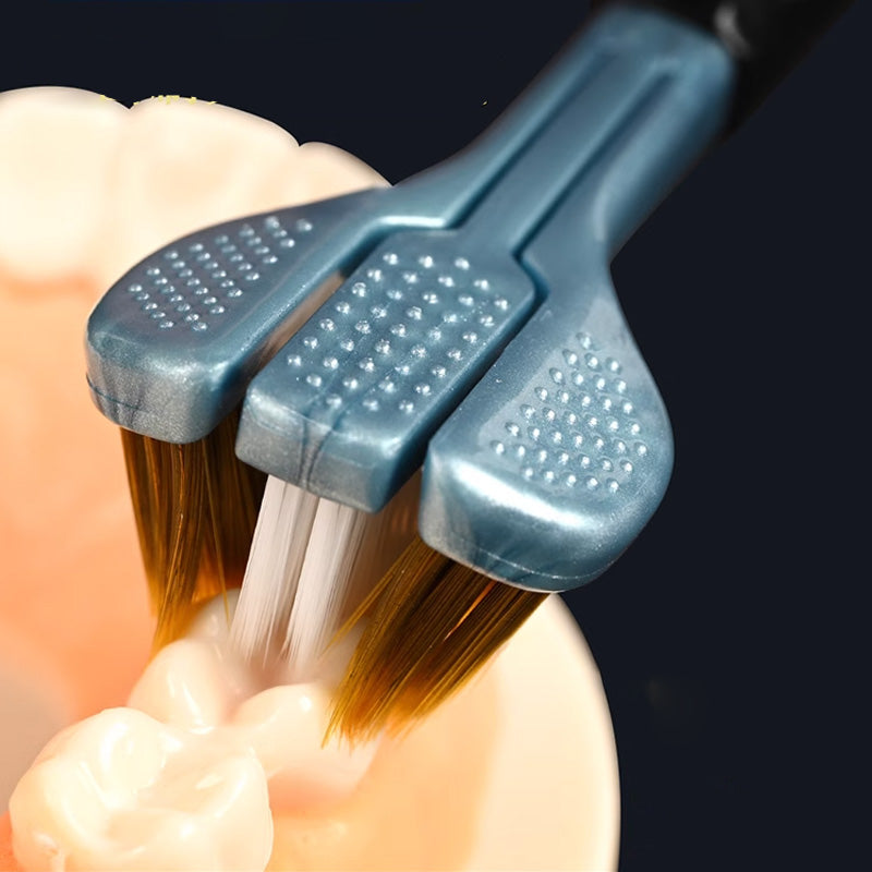 Liora — Three-Sided Soft Bristle Toothbrush for Faster Cleaning