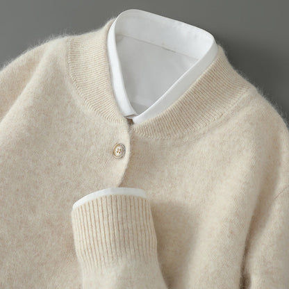 Cashmere Button-Up Sweater™ — Glide Through Cold Days Wrapped in Featherlight Luxury and Effortless Style