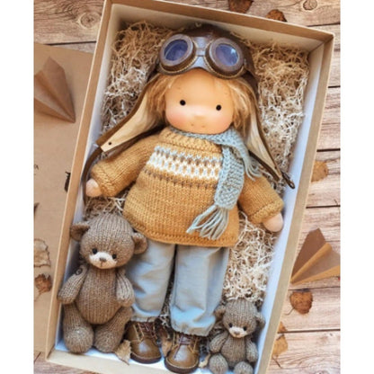 Best Gift for Kids-Handmade Waldorf Doll