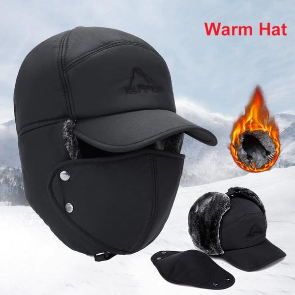 Frostley — Winddichte wintermuts met afneembaar masker en oorkleppen