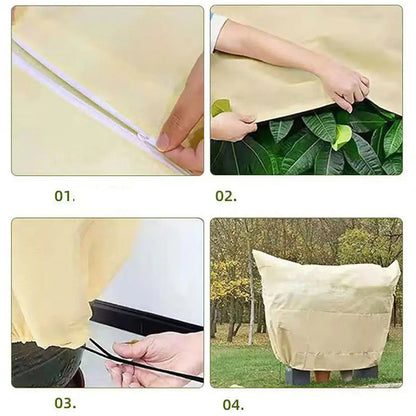 FrostaGuard — Thick Drawstring Plant Frost Protection Covers