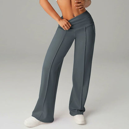 💗LETZTER TAG VERKAUF 50% RABATT⚡50K+ VERKAUFT💕Vionex Damen Schlichte Lockere Gerade Hose