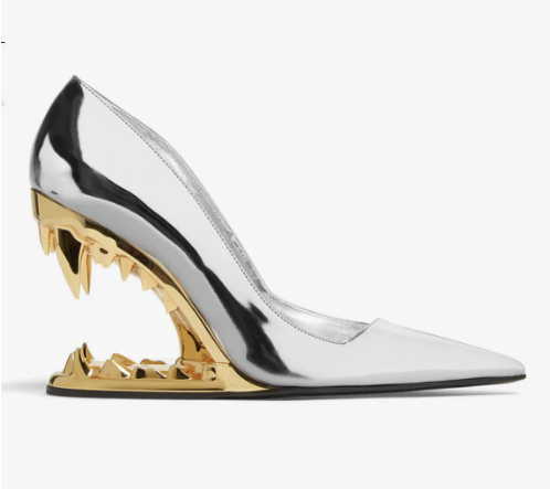 Lunara Wolffang Heels — Sculpted Wolf Fang Heels with Cushioned Comfort