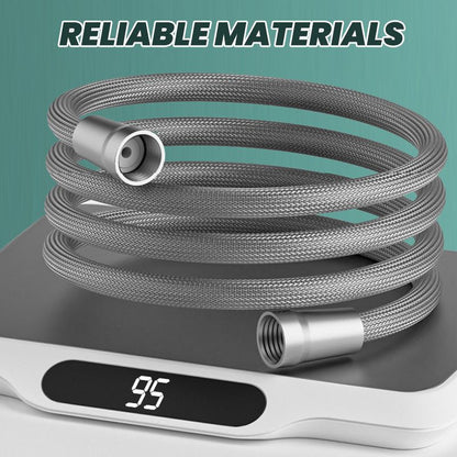 Ironclad Braided Hose™ — Dominate Every Shower with Unstoppable Power and No Leaks