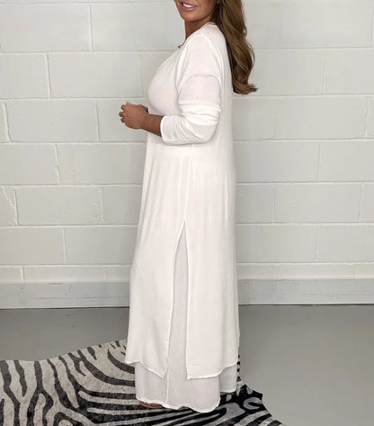 Emorya — Women’s Breathable Long Top and Pants Set for Comfort