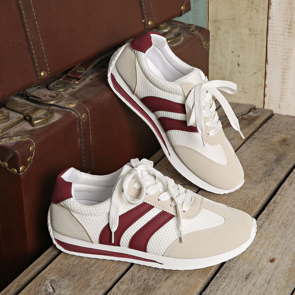 Renno — Ρετρό Sneakers από Δίχτυ με Μαλακή Άνεση