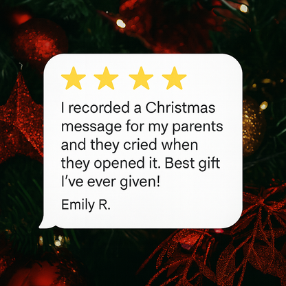 HeartEcho™ — Fangen Sie die Stimme der Liebe ein und bewahren Sie die Weihnachtsmagie für immer