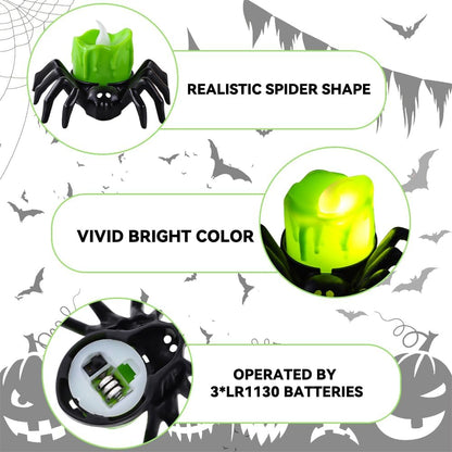 Shadow-Casting Spider Lights™ — Create a Safe, Irresistible Halloween Glow That Haunts Every Corner
