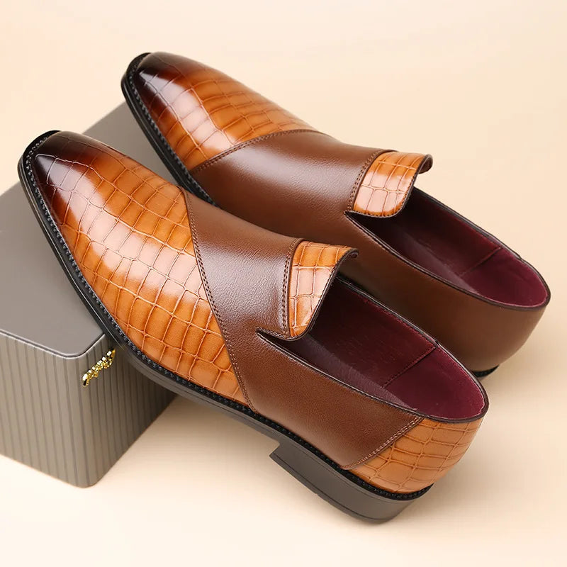 Patchwork Croc Loafers™ — Beheers de Kamer met Ongeëvenaarde Stijl en Zelfvertrouwen voor de Hele Dag
