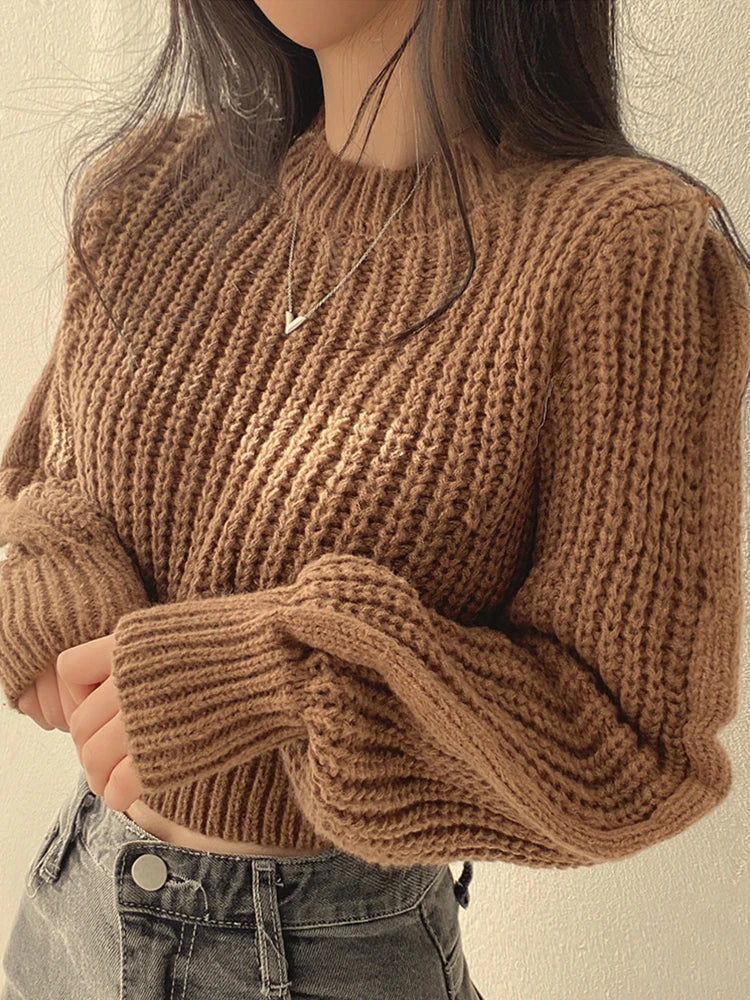 Alora Lantern Trui — Vintage-Stijl Dames Loszittend Shirt