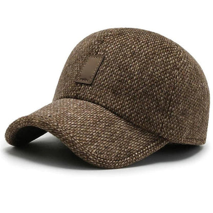 Kairo Hat — Leichte warme Baseballkappe mit Ohrklappen für den Winter