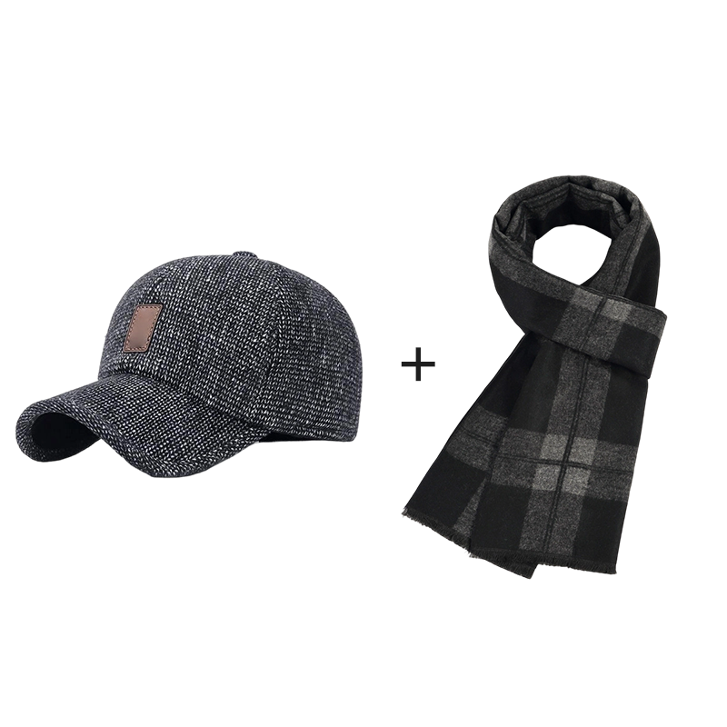 Kairo Hat — Leichte warme Baseballkappe mit Ohrklappen für den Winter
