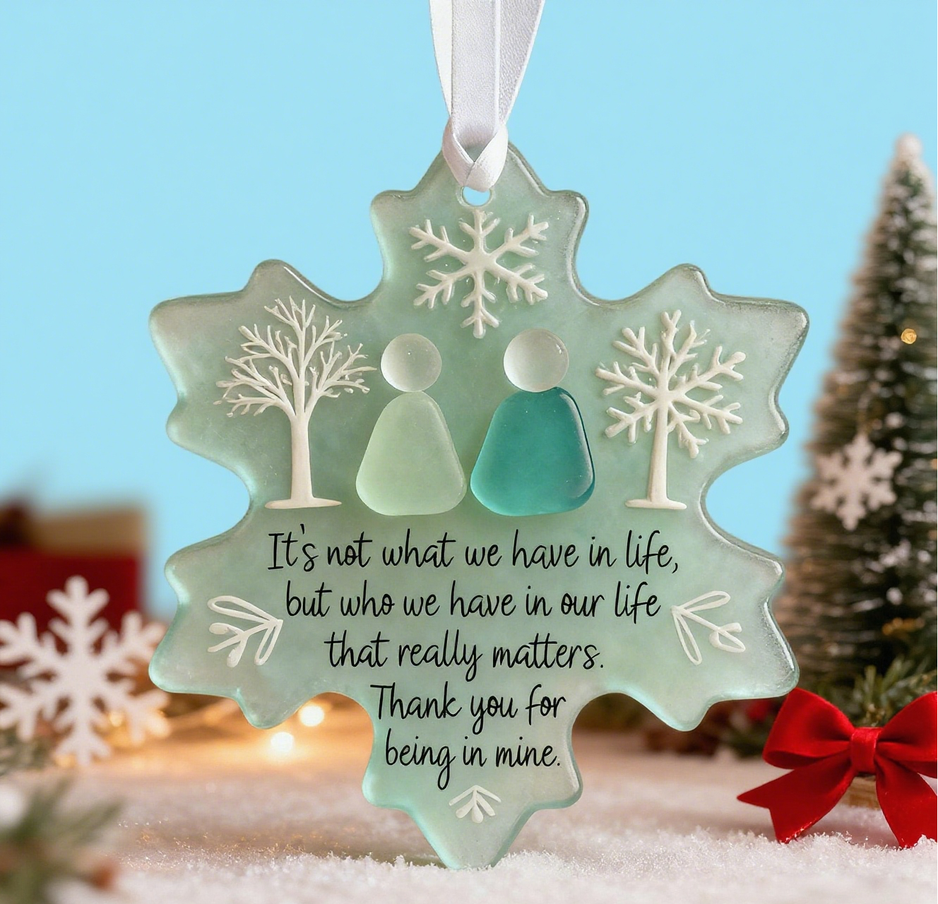 Sea Glass Snowflake™ — Seal Unbreakable Bonds with Every Glimmer