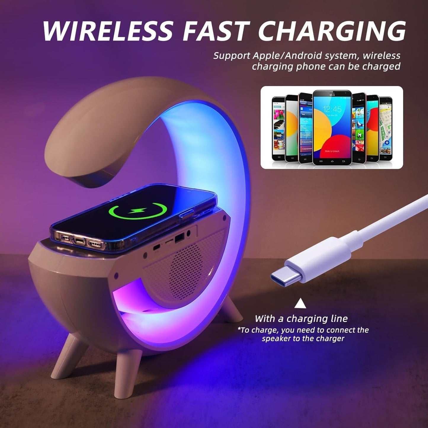 Wireless Charging Speaker 15$ TODAY ONLY