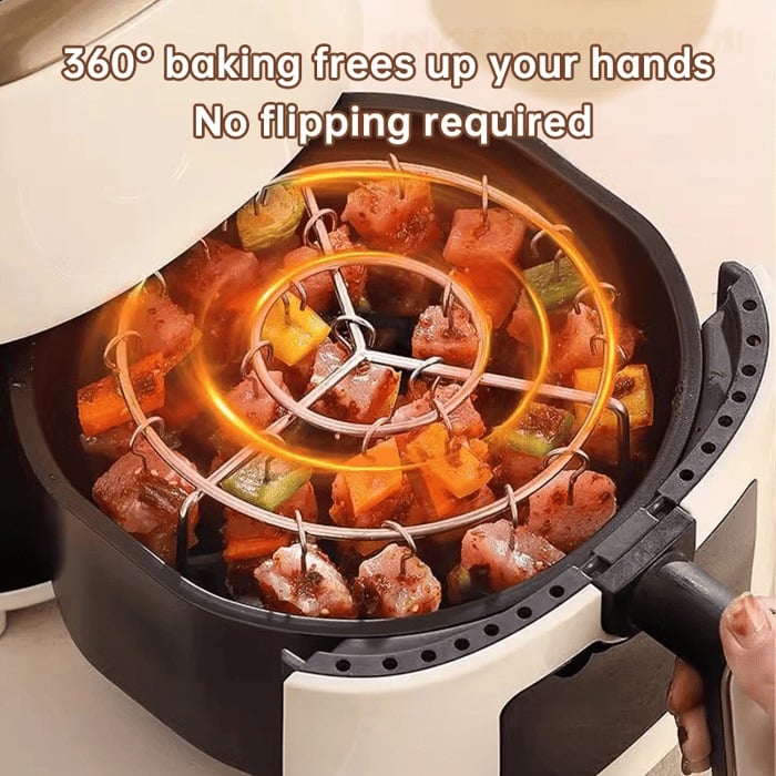 Air Fryer Grill System™ — Sink Into Juicy, Guilt-Free Feasts Without the Mess or Stress